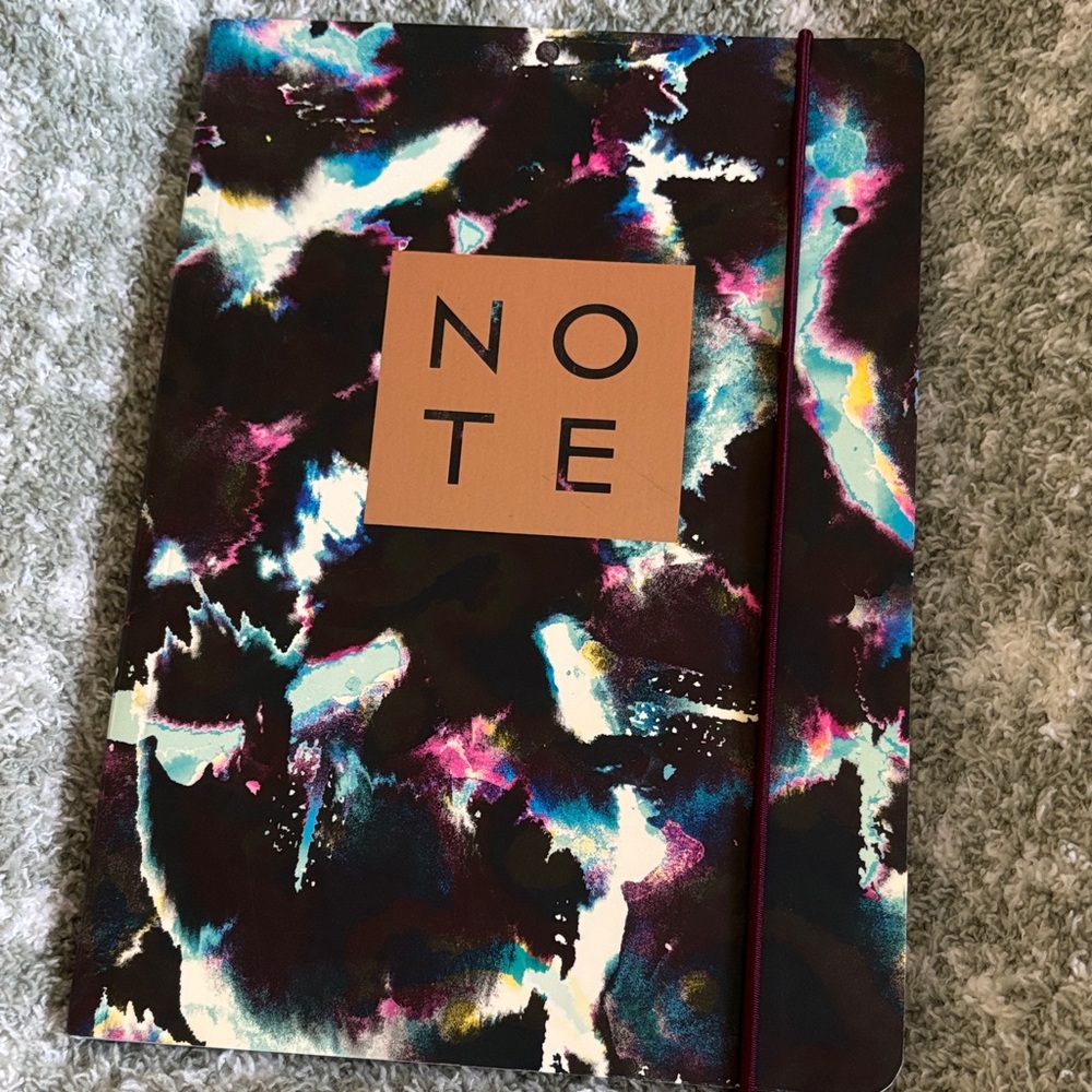 Colorful Cosmic NOTE Abstract Notebook Journal NWT lined 70 pgs - Picture 14 of 14